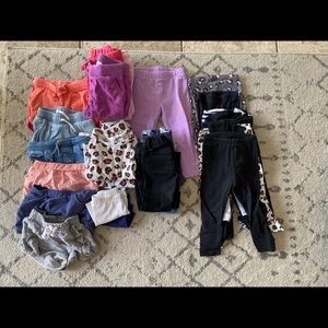 2T toddler girl bottom bundle!